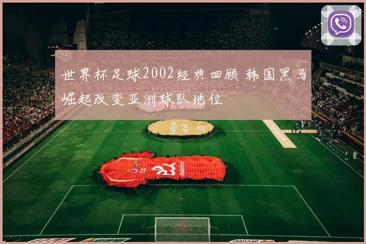 世界杯足球2002经典回顾 韩国黑马崛起改变亚洲球队地位