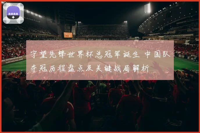 守望先锋世界杯总冠军诞生 中国队夺冠历程盘点及关键战局解析